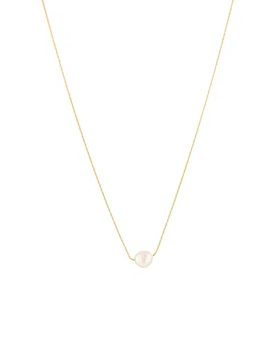 Atolea Baroque Pearl Choker In Gold