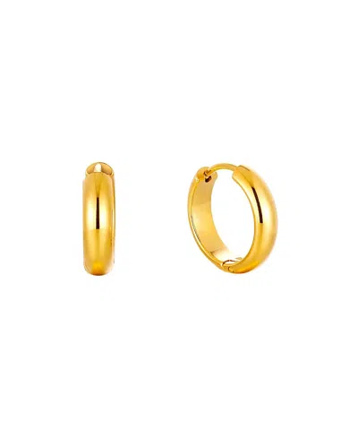 Atolea Bold Huggie Hoops In Gold