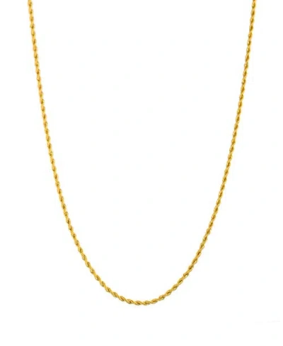 Atolea Calvi Rope Chain Necklace In Gold