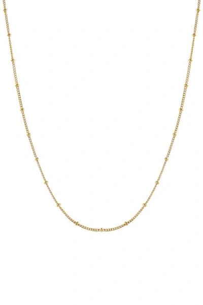 Atolea Capri Beaded Choker In Gold