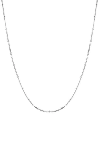 Atolea Capri Beaded Choker In Silver