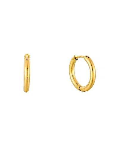 Atolea Classic Medium Hoop Earrings In Gold