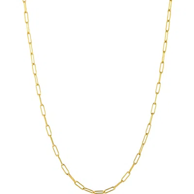 Atolea Cozumel Paperclip Choker In Gold