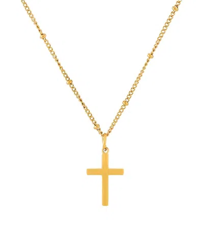 Atolea Cross Necklace In Gold