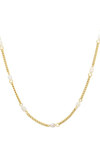 Atolea Dainty Gold Pearl Choker