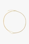 Atolea Double Trouble Choker In Gold