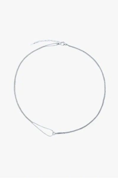 Atolea Double Trouble Choker In Silver