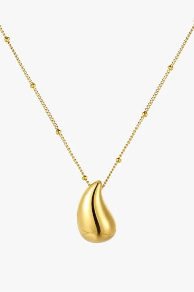 Atolea Drop Necklace In Gold