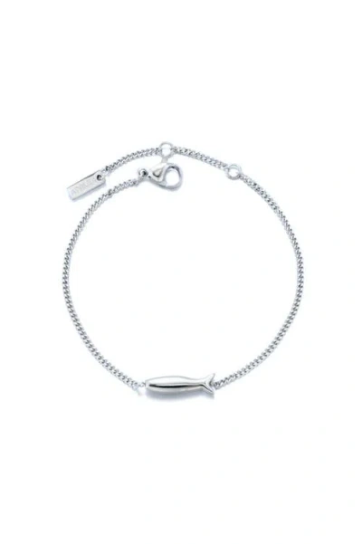 Atolea Fish Bracelet In Silver