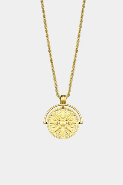 Atolea Golden Sun Necklace