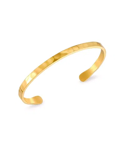 Atolea Hammered Cuff In Gold