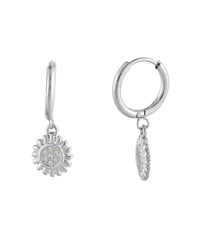 Atolea Helios Hoop Earrings In Metallic