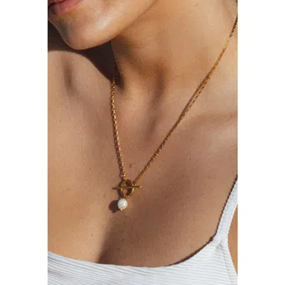 Atolea La Isla Necklace In Gold