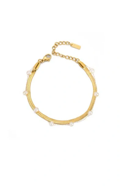 Atolea Santorini Layered Bracelet In Gold