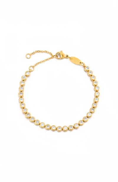 Atolea Tennis Bracelet In Gold
