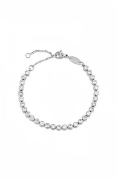 Atolea Tennis Bracelet In Silver