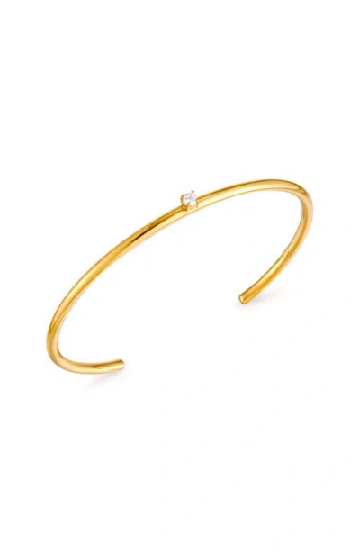 Atolea Thin Solar Cuff In Gold
