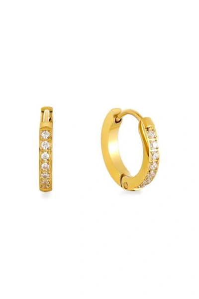 Atolea Tiny Gold Hoop Earrings