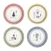 Atolye Sir Holiday Collection Dessert Plate Set Of Four