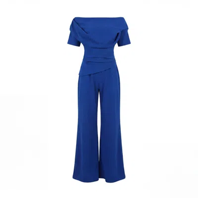 Atom Label Women's Blue Lima Jumpsuit In Cobalt