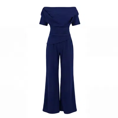 Atom Label Women's Blue Lima Jumpsuit In Navy