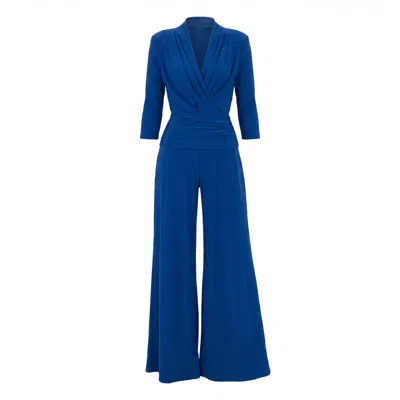 Atom Label Women's Blue Uranium Jumpsuit In Cobalt