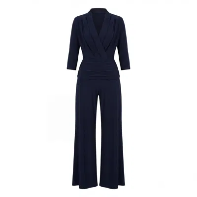 Atom Label Women's Blue Uranium Jumpsuit In Navy