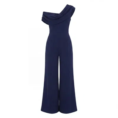 Atom Label Women's Blue Venice Jumpsuit In Navy