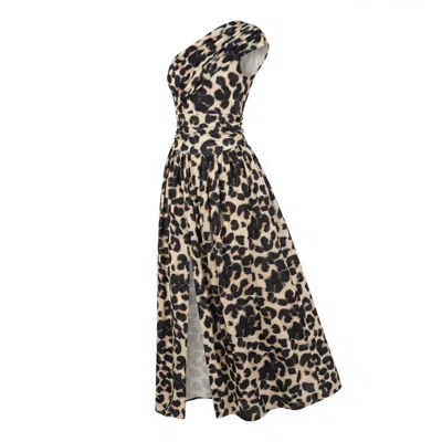 Atom Label Women's Neutrals Rhenium Maxi In Leopard In Brown