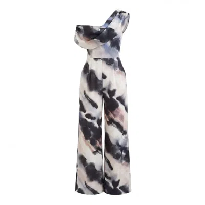 Atom Label Women's Venice Jumpsuit In Abstract Print In Multi