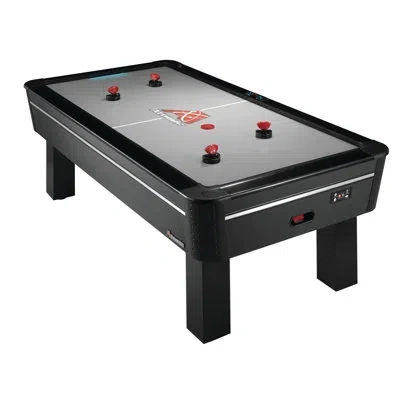 Atomic Ah800 8' Air Hockey Table With Digital Scoreboard And Lights In Black,gray