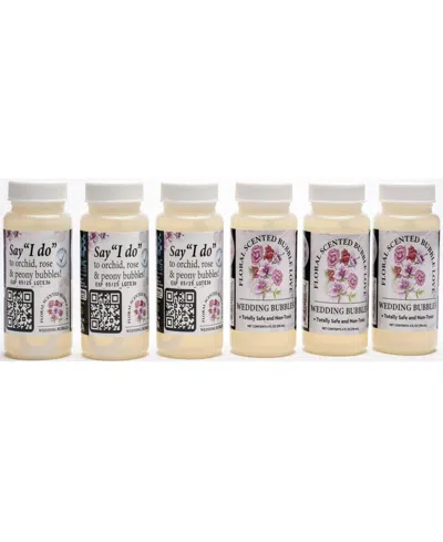 Atomic Bubbles - Bubble Love Scented Bubbles Floral 6 Pack In Multi