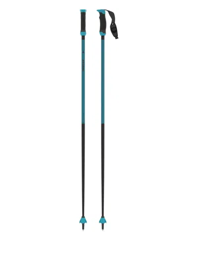 Atomic Redster X Carbon Sqs Adjustable-strap Ski Poles In Blue