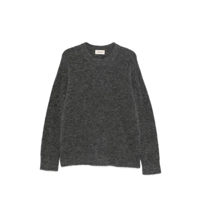 Atomo Factory Alpaca-blend Knit Sweater In Gray
