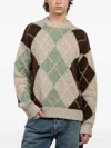Atomo Factory Argyle Knit Sweater In Multi