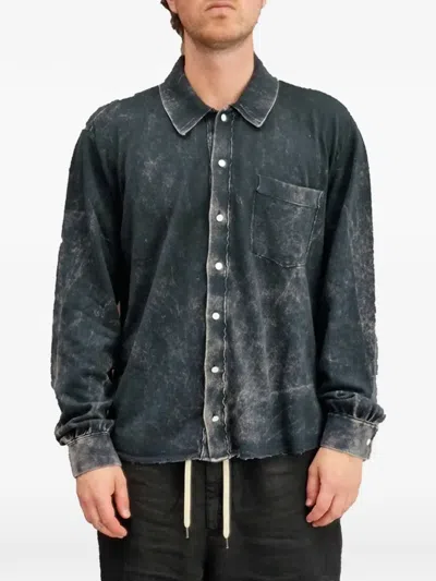 Atomo Factory Button-up Shirt In Animal Print