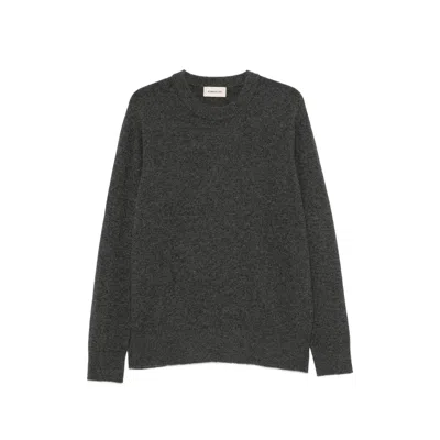 Atomo Factory Cashmere Crew Neck Sweater In Gray