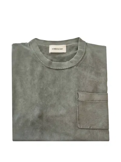 Atomo Factory Cotton T-shirt In Gray