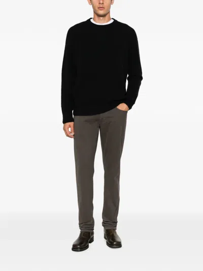 Atomo Factory Crew-neck Long-sleeve Sweater In Black