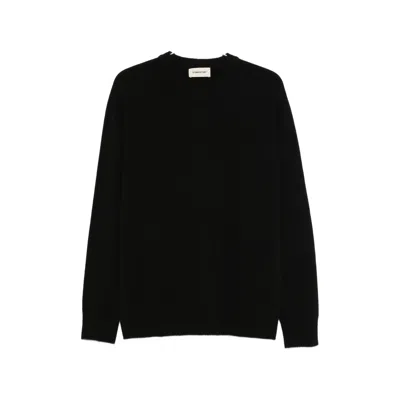 Atomo Factory Crew-neck Long-sleeve Sweater In Black
