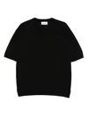 Atomo Factory Linen T-shirt In 黑色