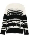 ATOMO FACTORY PATTERNED-INTARSIA SWEATER