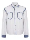Atomo Factory Printed Shirt In White