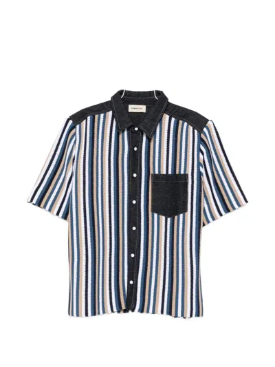 Atomo Factory Stripe Buttoned Shirt In Multi