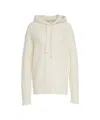 Atomo Factory Textured Knit Wool Hooded Sweater In Neutral