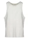 Atomo Factory Textured Sleeveless Top In White