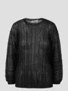 Atomo Factory Semi-sheer Pleated Top