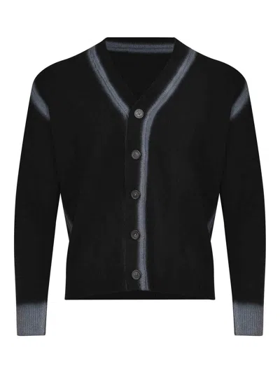 Atomofactory Cardigan Made From A Wool Blend In Black
