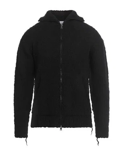 Atomofactory Man Cardigan Black Size S Virgin Wool, Polyamide, Wool, Viscose