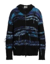 Atomofactory Man Cardigan Black Size L Virgin Wool, Synthetic Fibers, Wool, Recycled Polyamide, Alpa